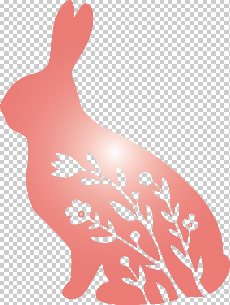 Floral Bunny Floral Rabbit Easter Day PNG, Clipart, Easter Day, Floral Bunny, Floral Rabbit, Rabbit, Rabbits And Hares Free PNG Download