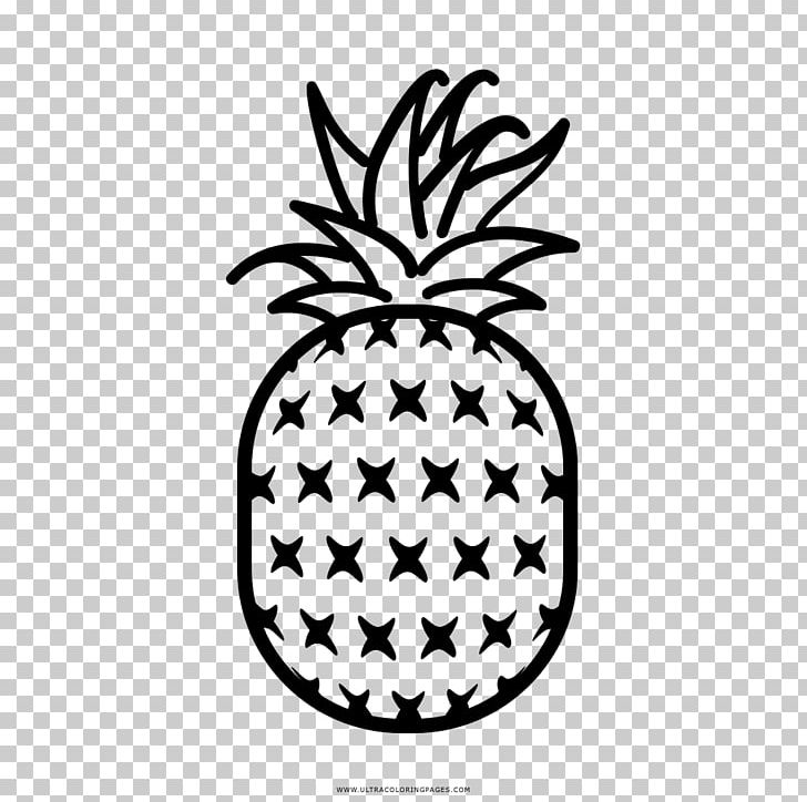 Drawing Coloring Book Pineapple Black And White PNG, Clipart, Ananas, Black And White, Coloring Book, Drawing, Flower Free PNG Download