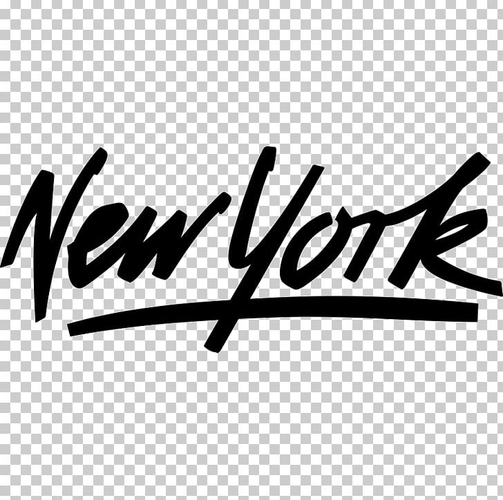 New York City Logo Sticker Wall Decal PNG, Clipart, Black, Black And White, Brand, Calligraphy, City Free PNG Download