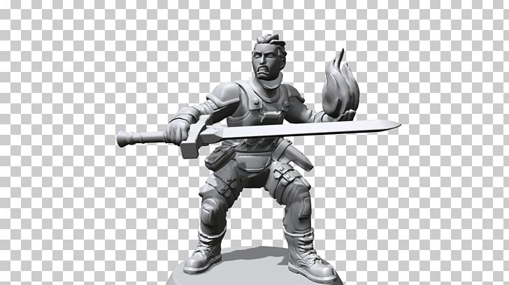 Sword Muscle White PNG, Clipart, Action Figure, Black And White, Cold Weapon, Figurine, Forge Free PNG Download