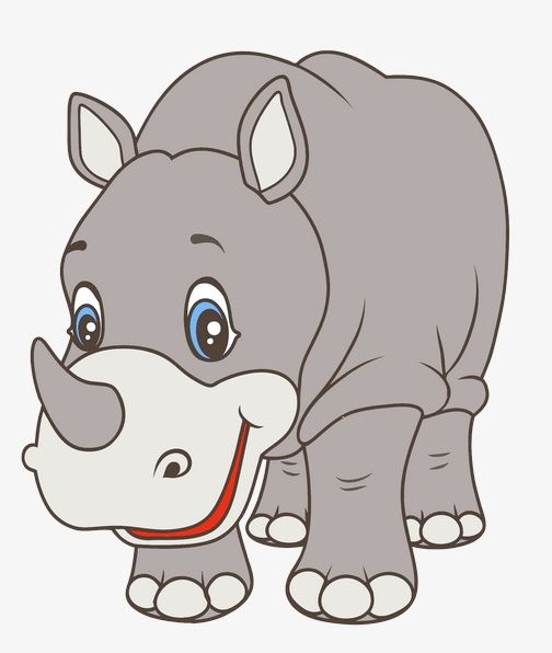 Cartoon Rhino PNG, Clipart, Animal, Animal Rhino, Cartoon Clipart, Cartoon Clipart, Mammal Free PNG Download