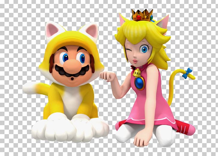 Princess Peach Syobon Action Super Mario 3D World Super Mario World Luigi PNG, Clipart, Action Figure, Cartoon, Doll, Fictional Character, Kitten Free PNG Download