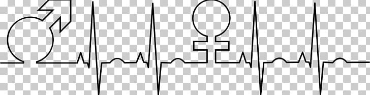 Gender Symbol Electrocardiography Female PNG, Clipart, Angle, Black And White, Brand, Cardiology, Circle Free PNG Download