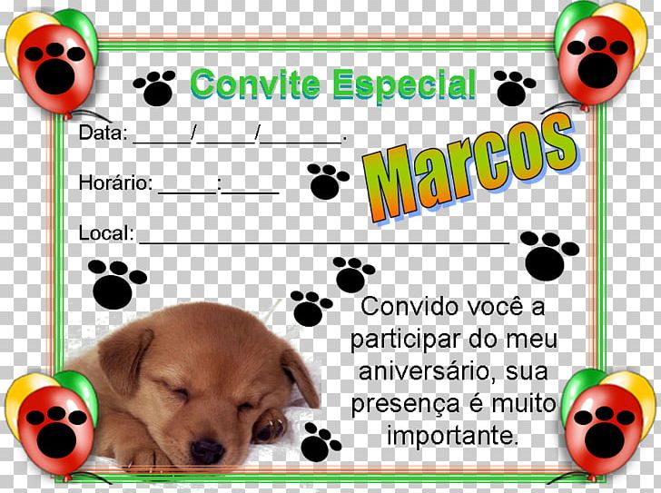 Dog Breed Puppy Convite Party PNG, Clipart, Animal, Animals, Area, Bathing, Birthday Free PNG Download