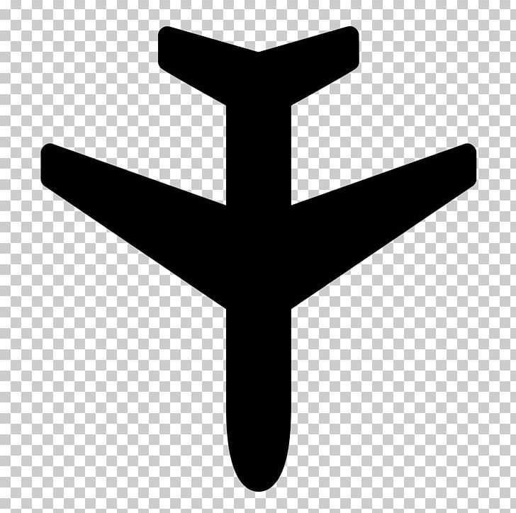 Airplane Font Awesome Computer Icons PNG, Clipart, Aircraft, Airplane, Angle, Black And White, Computer Icons Free PNG Download