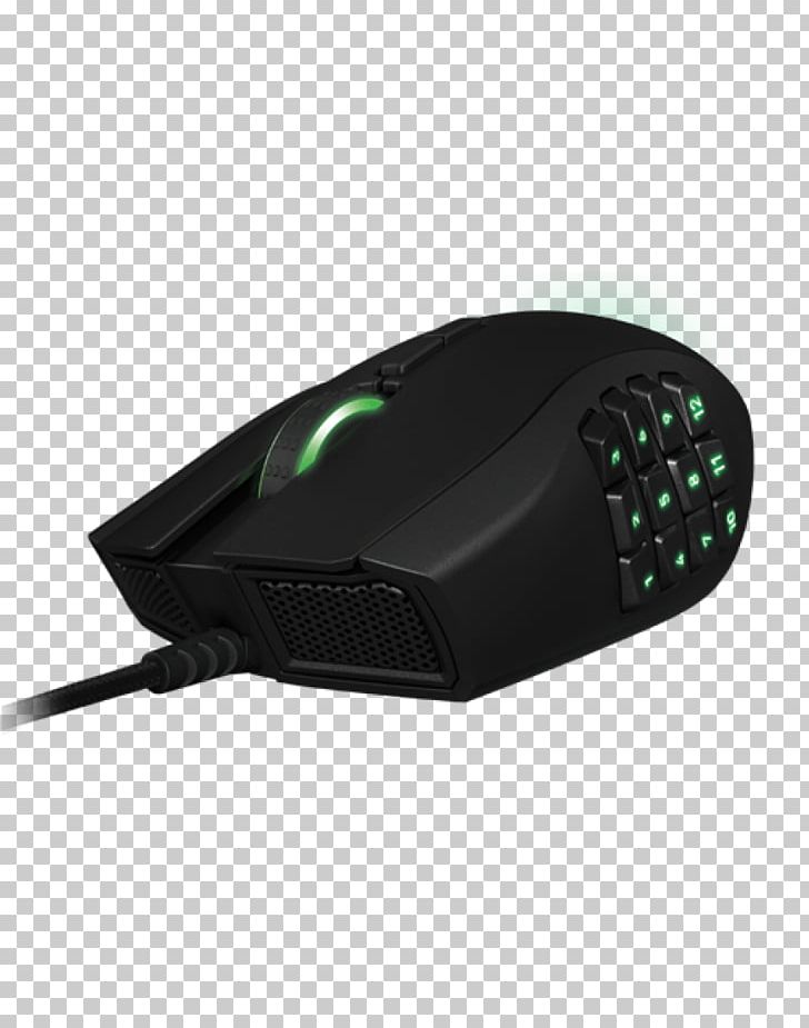 Computer Mouse Razer Naga Video Game Razer Inc. Massively Multiplayer Online Game PNG, Clipart, Animals, Button, Computer, Computer Component, Computer Mouse Free PNG Download