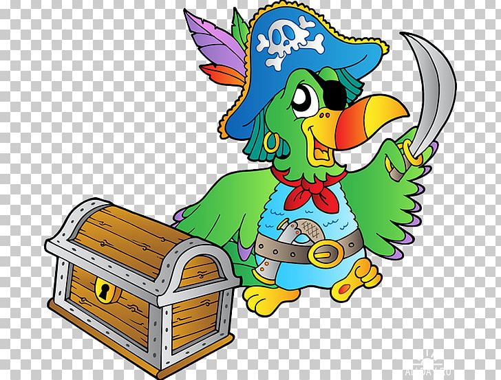 Pirate Parrot Piracy Buried Treasure PNG, Clipart, Animals, Art, Artwork, Bird, Buried Treasure Free PNG Download