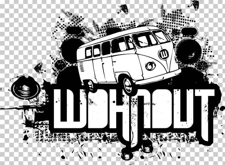 Car Volkswagen Type 2 Motor Vehicle Van PNG, Clipart, Automotive Design, Black And White, Brand, Campervan, Campervans Free PNG Download