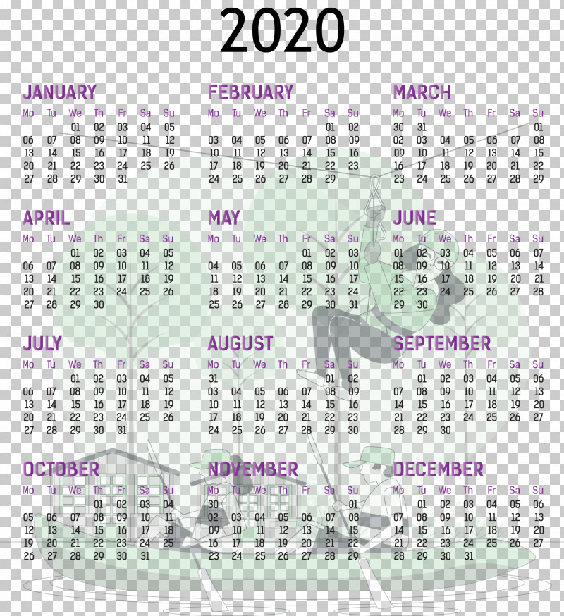 2020 Yearly Calendar Printable 2020 Yearly Calendar Template Full Year Calendar 2020 PNG, Clipart, 2020 Yearly Calendar, Calendar System, Full Year Calendar 2020, Line, Meter Free PNG Download