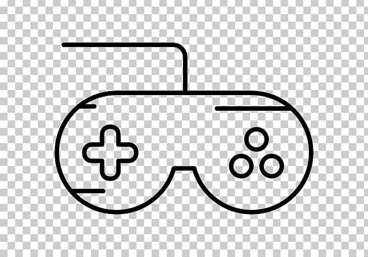 Joystick Game Controllers Video Game Computer Icons PNG, Clipart, Angle, Area, Black, Black And White, Button Free PNG Download