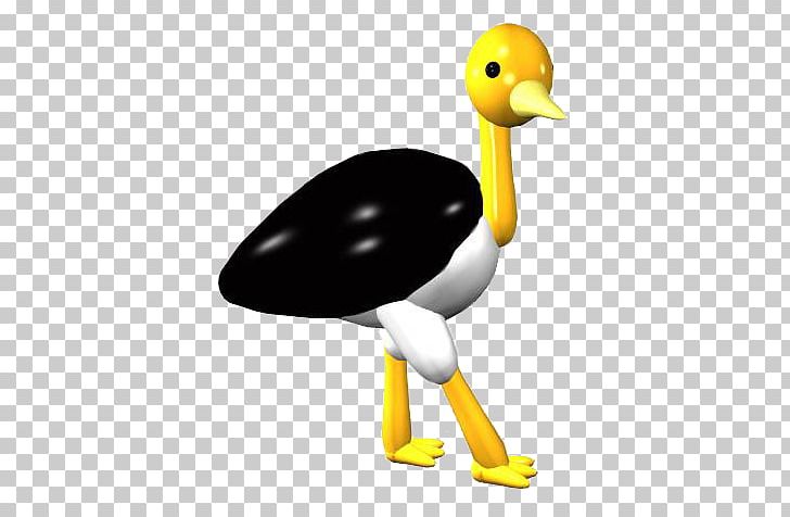 Duck Common Ostrich 3D Computer Graphics PNG, Clipart, 3d Computer Graphics, 3d Modeling, Angel Wings, Animal, Animals Free PNG Download