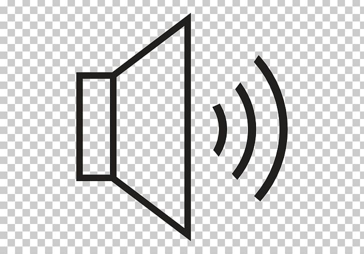 Computer Icons Loudspeaker Electronic Symbol Sound PNG, Clipart, Angle, Area, Black, Black And White, Brand Free PNG Download