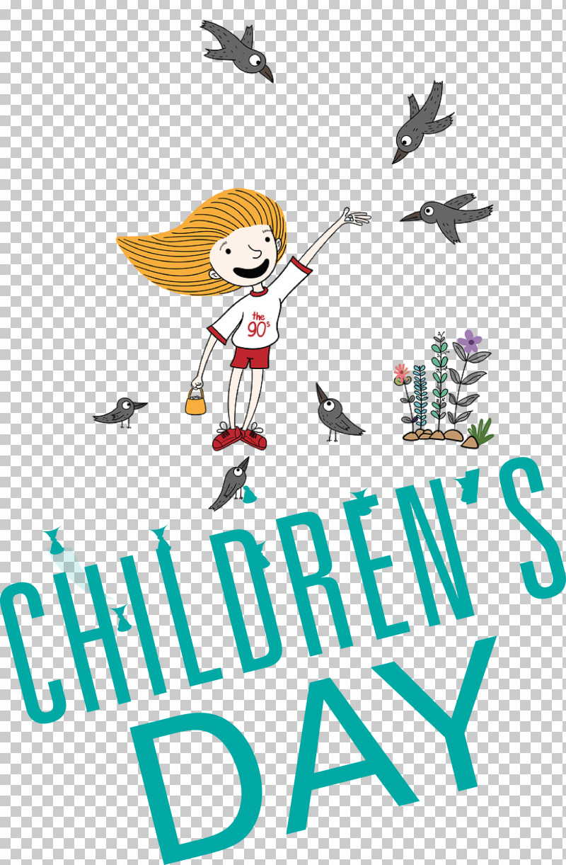 Cute Childrens Day Banner PNG, Clipart, Behavior, Cartoon, Character, Happiness, Human Free PNG Download