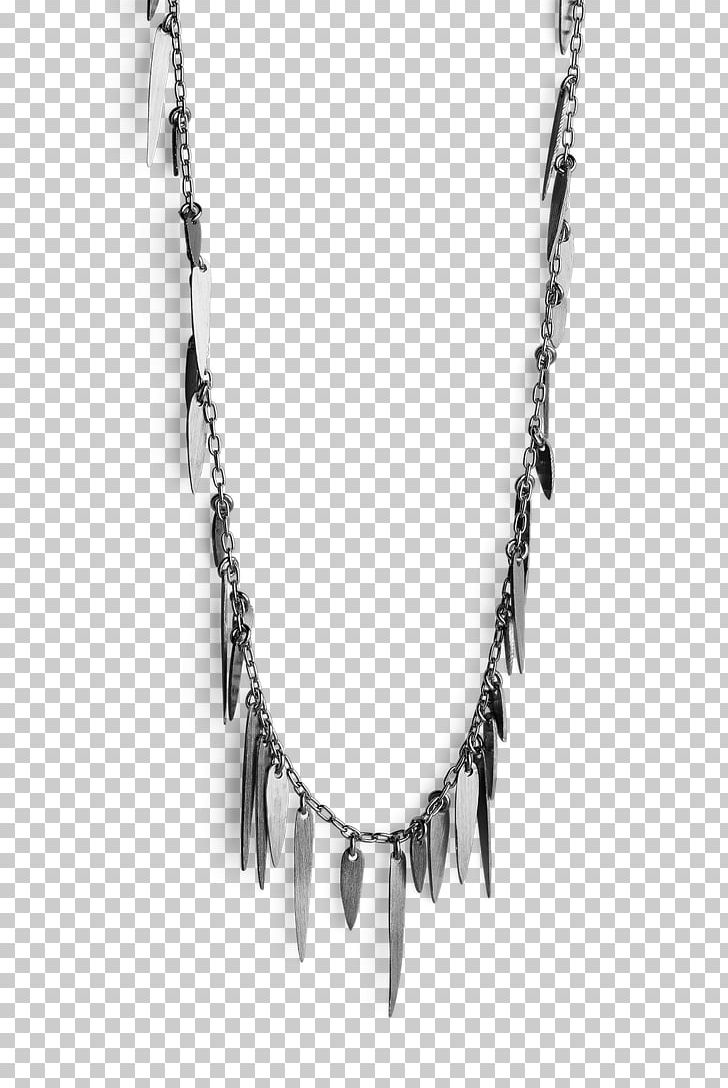 Necklace Silver PNG, Clipart, Black And White, Chain, Fashion, Jane Pen Leaves, Jewellery Free PNG Download