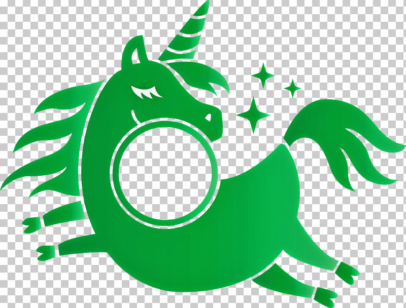 Unicorn Frame PNG, Clipart, Green, Logo, Symbol, Unicorn Frame Free PNG Download