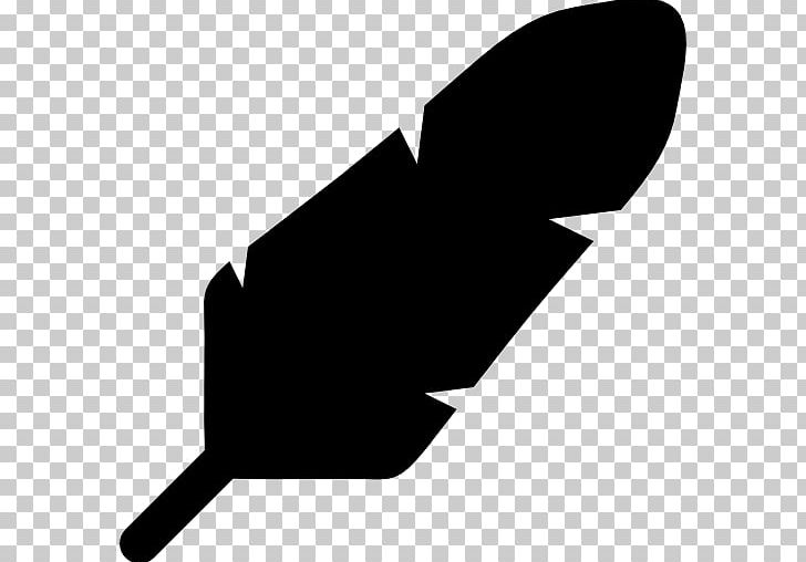 Feather Computer Icons Encapsulated PostScript PNG, Clipart, Angle, Animals, Bird, Black, Black And White Free PNG Download