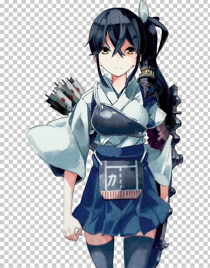 Kantai Collection Japanese Aircraft Carrier Kaga Rendering PNG, Clipart, 3d Rendering, Anime, Black Hair, Costume, Download Free PNG Download