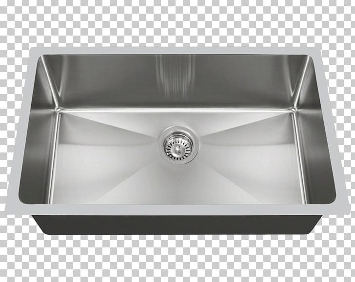 Sink MR Direct Stainless Steel Brushed Metal Tap PNG, Clipart, Angle, Bathroom Sink, Bowl Sink, Brushed Metal, Cabinetry Free PNG Download