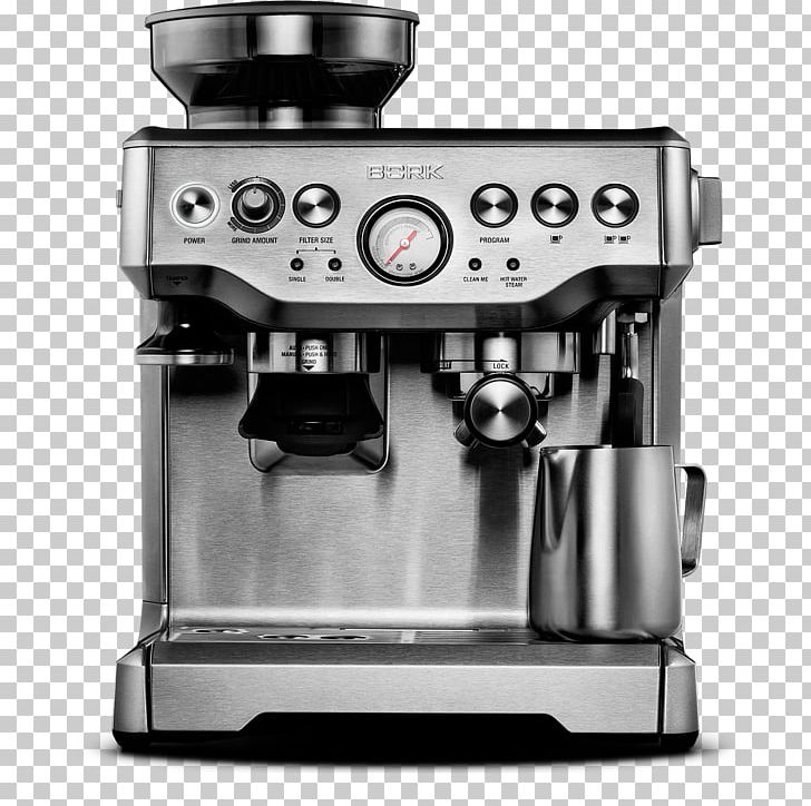 Espresso Coffeemaker Cappuccino Кавова машина PNG, Clipart, Bork, Brewed Coffee, Burr Mill, Cappuccino, Coffee Free PNG Download
