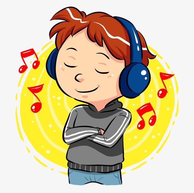 Boy Listening To Music PNG, Clipart, Boy, Boy Clipart, Brown Haired, Brown Haired Boy, Cartoon Free PNG Download