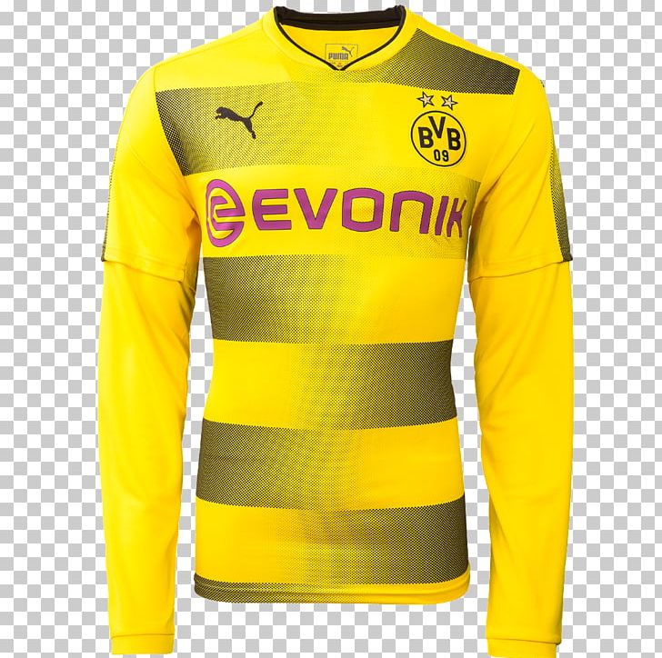 Borussia Dortmund T-shirt 2018–19 UEFA Champions League Jersey Sleeve PNG, Clipart, Active Shirt, Borussia, Borussia Dortmund, Brand, Clothing Free PNG Download