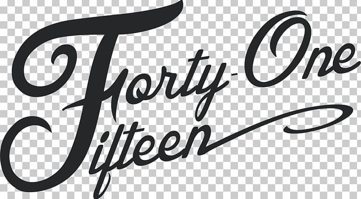 Forty-one Fifteen Logo Recording Studio Brand Font PNG, Clipart, Art, Baseball, Black And White, Brand, Calligraphy Free PNG Download