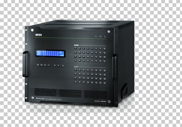 32x32 Modular Matrix Switch VM3200 Computer Cases & Housings マトリックススイッチャ Disk Array ATEN International PNG, Clipart, Amplifier, Aten International, Audio, Audio Receiver, Com Free PNG Download