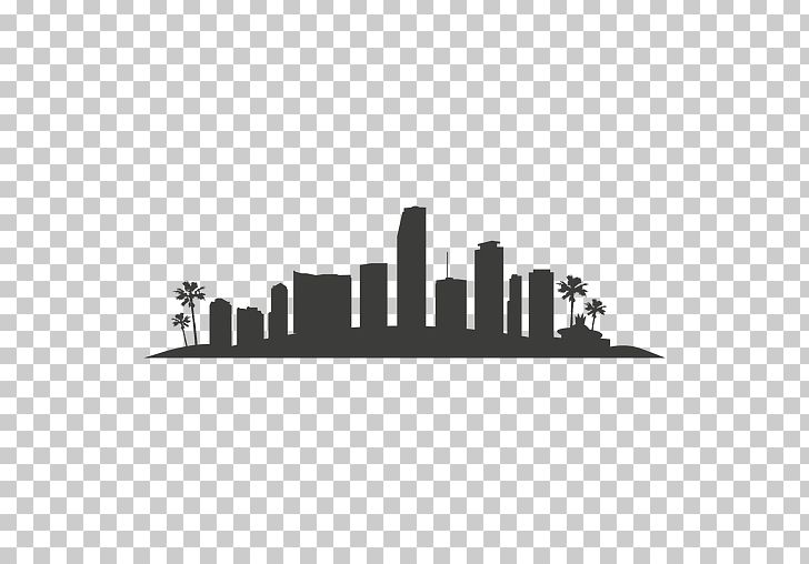 Miami New York City Skyline Silhouette PNG, Clipart, Art, Black, Black And White, Brand, Cityscape Free PNG Download