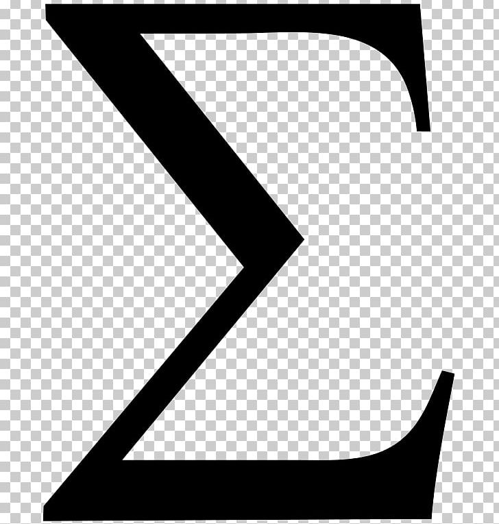 Sigma Symbol PNG, Clipart, Angle, Area, Black, Black And White, Brand Free PNG Download