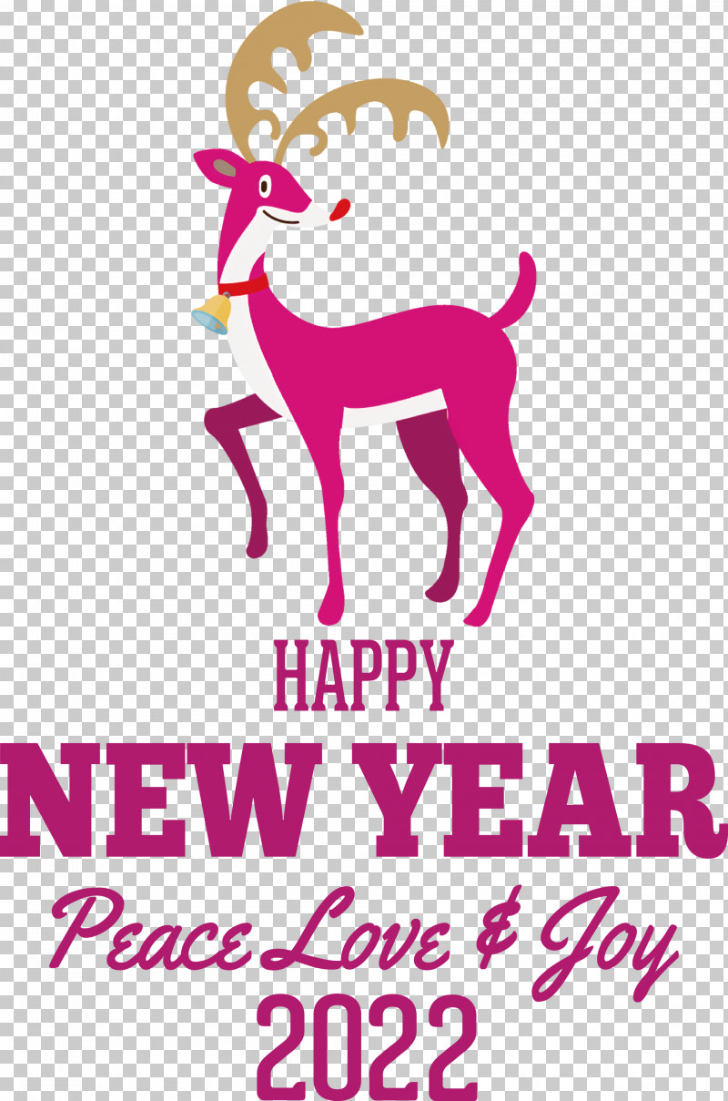 New Year 2022 2022 Happy New Year PNG, Clipart, Biology, Deer, Line, Logo, Mathematics Free PNG Download