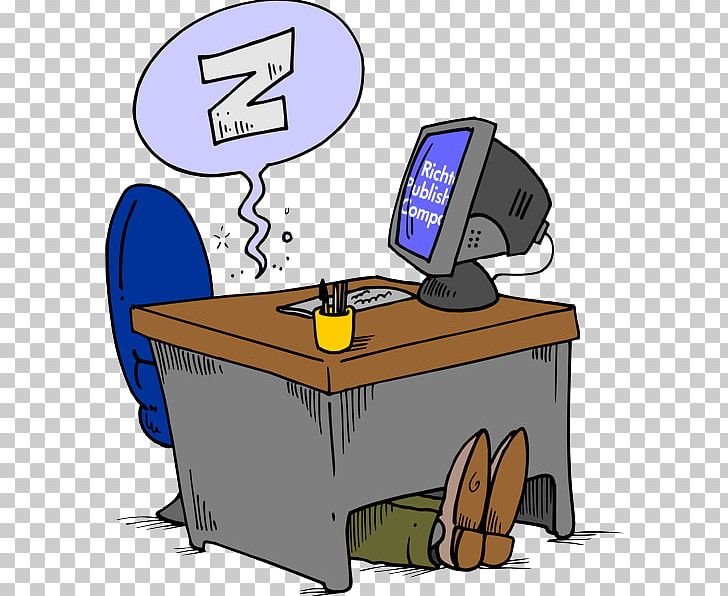 Desk Sleep Png Clipart Angle Businessperson Cartoon