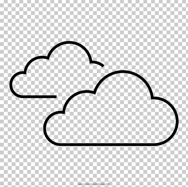Drawing Cloud Coloring Book White PNG, Clipart, Animaatio, Animal, Area, Black, Black And White Free PNG Download