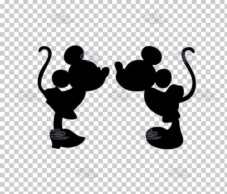 Minnie Mouse Mickey Mouse Silhouette Drawing Png Clipart