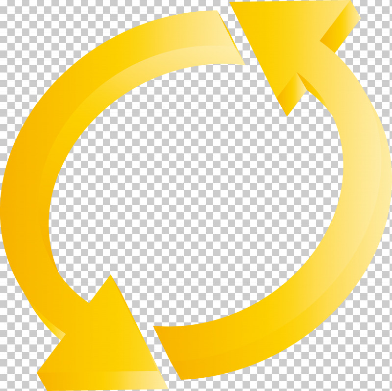 Arrow PNG, Clipart, Arrow, Circle, Line, Symbol, Yellow Free PNG Download