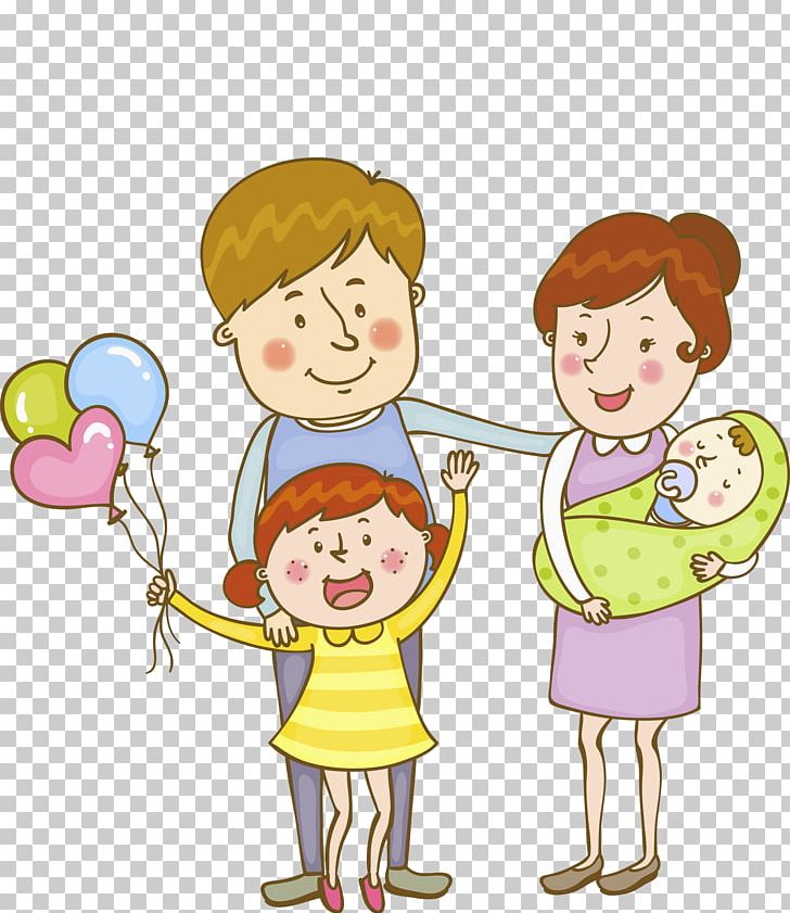 Family Illustration PNG, Clipart, Apartment, Baby, Balloon, Boy, Cartoon Free PNG Download