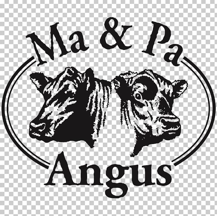 Angus Cattle Logo Welsh Black Cattle White Park Cattle Ox PNG, Clipart, Aberdeen, Angus Cattle, Area, Black, Black And White Free PNG Download