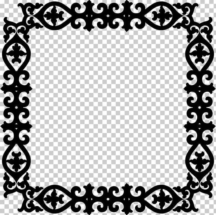 Frames Vintage PNG, Clipart, Area, Black, Black And White, Border, Circle Free PNG Download