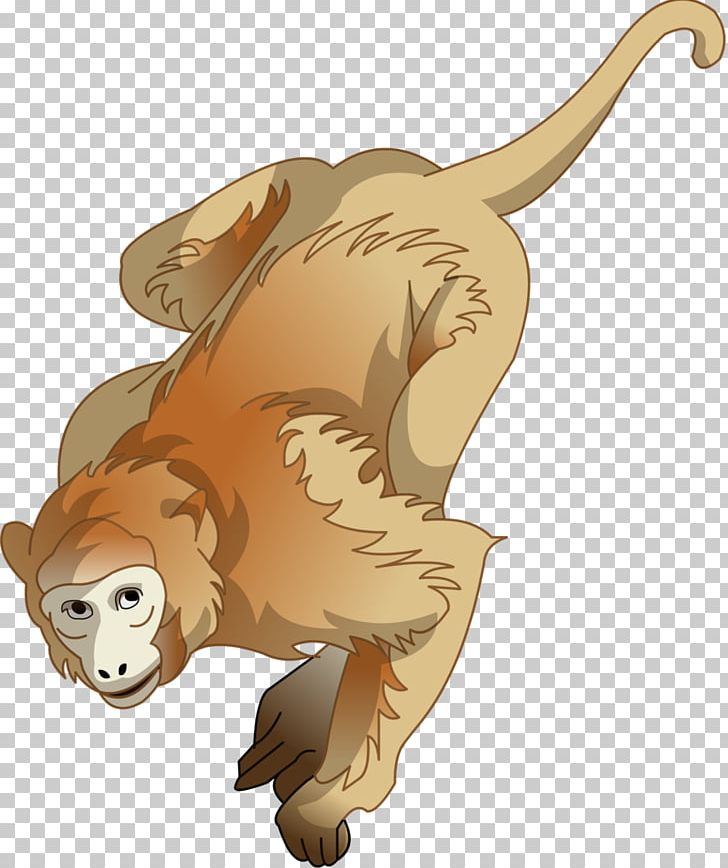 Lion Macaque Primate Monkey Illustration PNG, Clipart, Animal, Animals, Big Cats, Carnivoran, Cartoon Free PNG Download