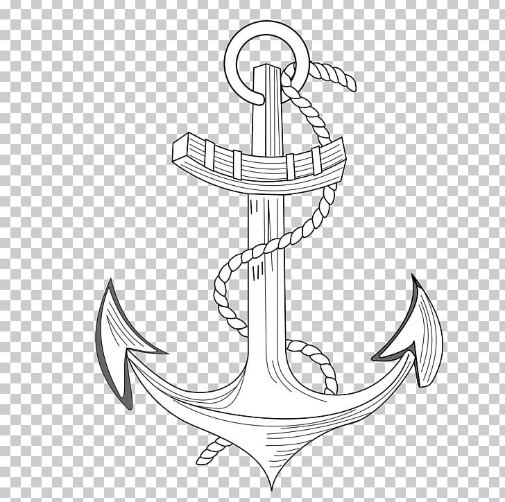 T-shirt Drawing Graphic Arts PNG, Clipart, Anchor, Art, Artwork, Black And White, Clothing Free PNG Download