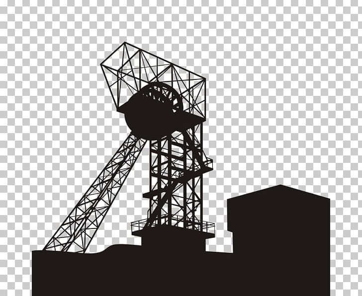 Coal Mining Shaft Mining Zofiówka Coal Mine PNG, Clipart, Angle, Black And White, Coal, Coal Mining, Crypto Free PNG Download