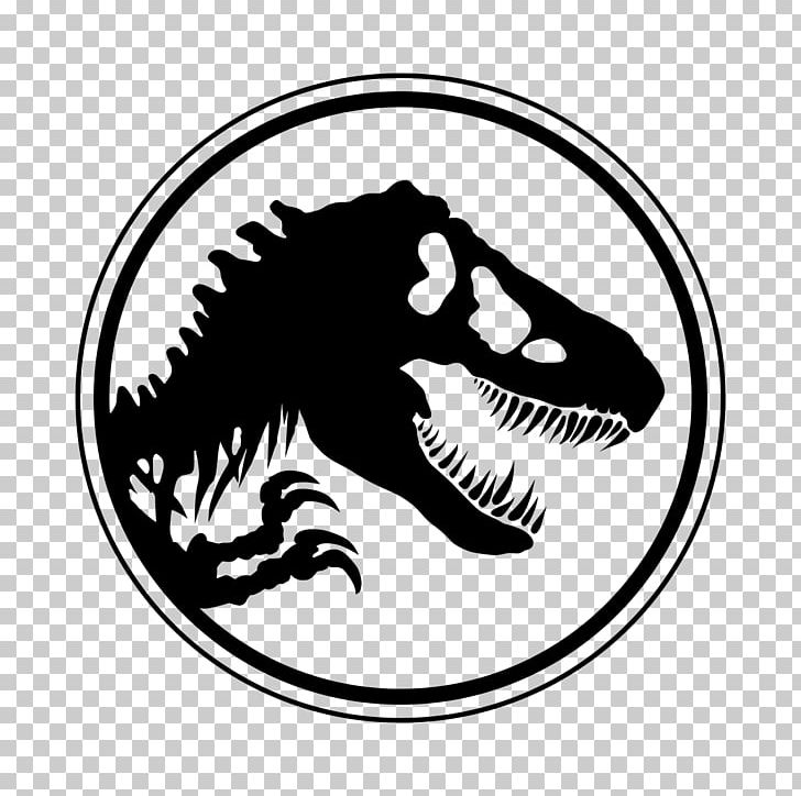 The Lost World YouTube Velociraptor Jurassic Park Logo PNG, Clipart, Black And White, Carnivoran, Dinosaur, Fictional Character, Film Free PNG Download