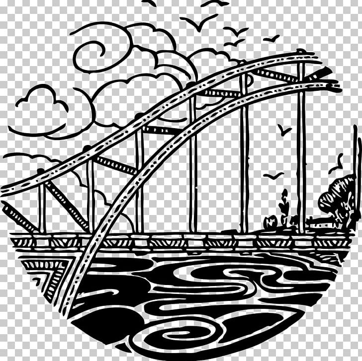 Bridge Drawing PNG, Clipart, Area, Art, Black And White, Bridge, Bridge Clipart Free PNG Download