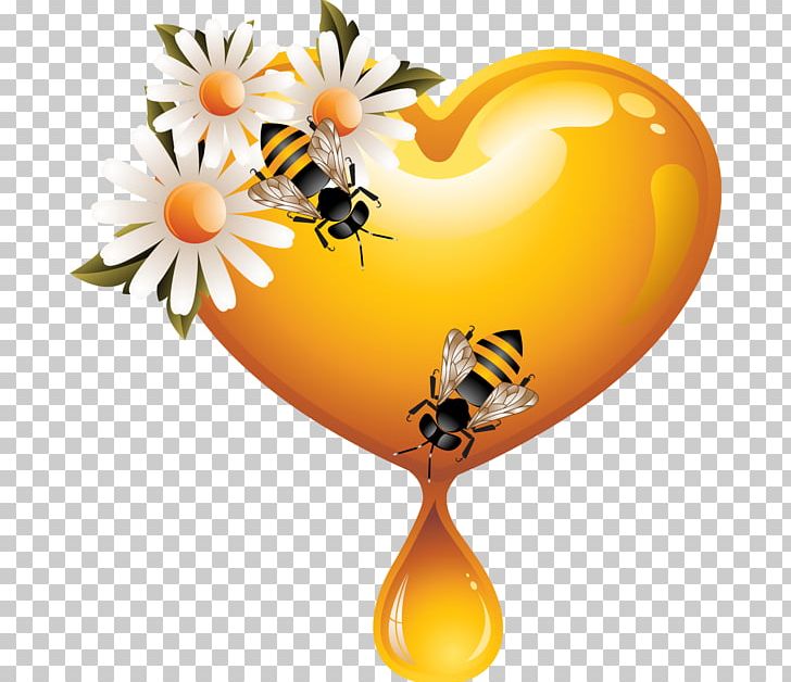 Western Honey Bee Heart PNG, Clipart, Bee, Clip Art, Flower, Heart, Heart Icon Free PNG Download