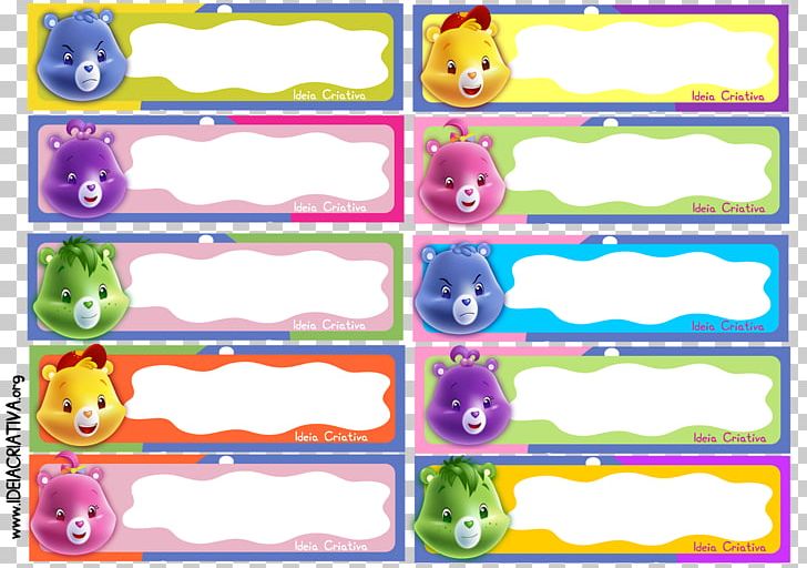 Care Bears School Supplies Student Label PNG, Clipart, Area, Care Bears, Drawing, Education, Education Science Free PNG Download