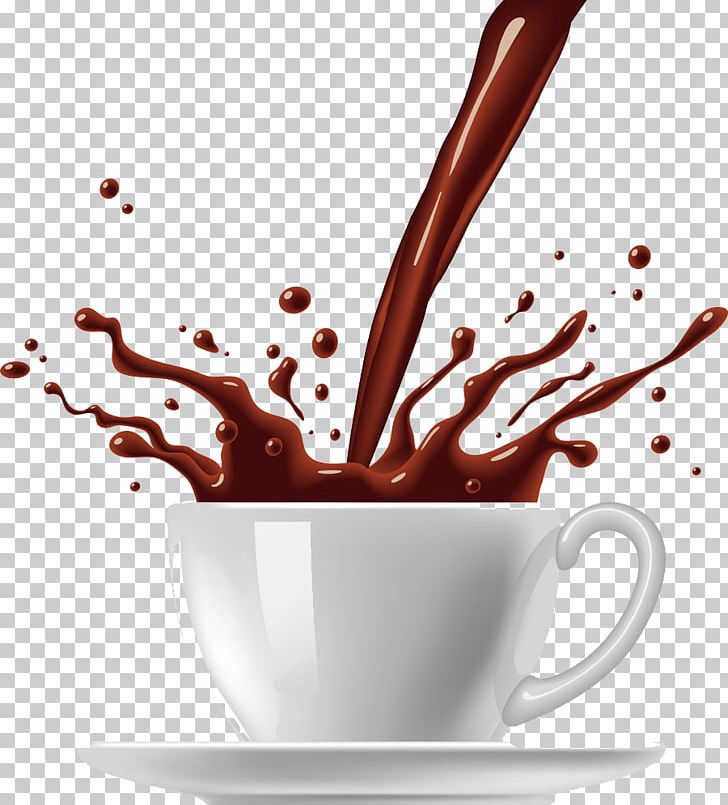 Coffee Cup Tea Hot Chocolate PNG, Clipart, Cappuccino, Chocolate, Coffee, Coffeemaker, Color Splash Free PNG Download