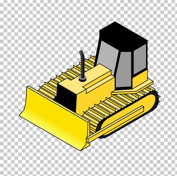 Bulldozer Heavy Machinery Isometric Projection PNG, Clipart, Architectural Engineering, Bulldozer, Clip Art, Computer Icons, Construction Equipment Free PNG Download