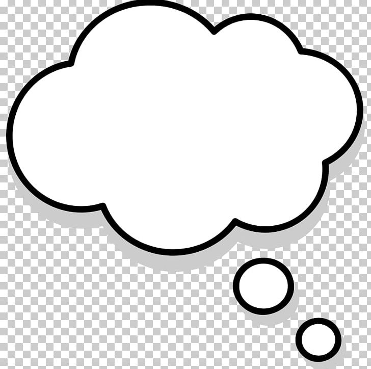 Thought Speech Balloon PNG, Clipart, Area, Black, Black And White, Blog, Cartoon Free PNG Download