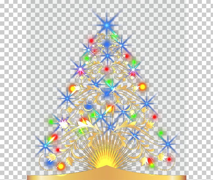 Christmas Tree Christmas Ornament Spruce Fir Pattern PNG, Clipart, Aperture, Beam, Beautiful, Bright, Christmas Free PNG Download