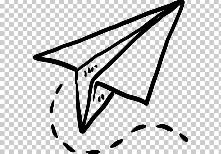 Paper Plane Airplane PNG, Clipart, Airplane, Angle, Area, Black, Black And White Free PNG Download