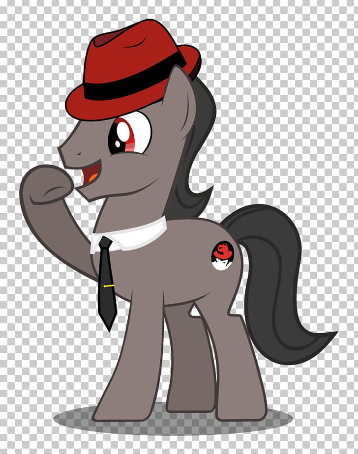 Pony Fedora OpenSUSE Red Hat Linux PNG, Clipart, Arch Linux, Cartoon, Fedora, Fictional Character, Hat Free PNG Download